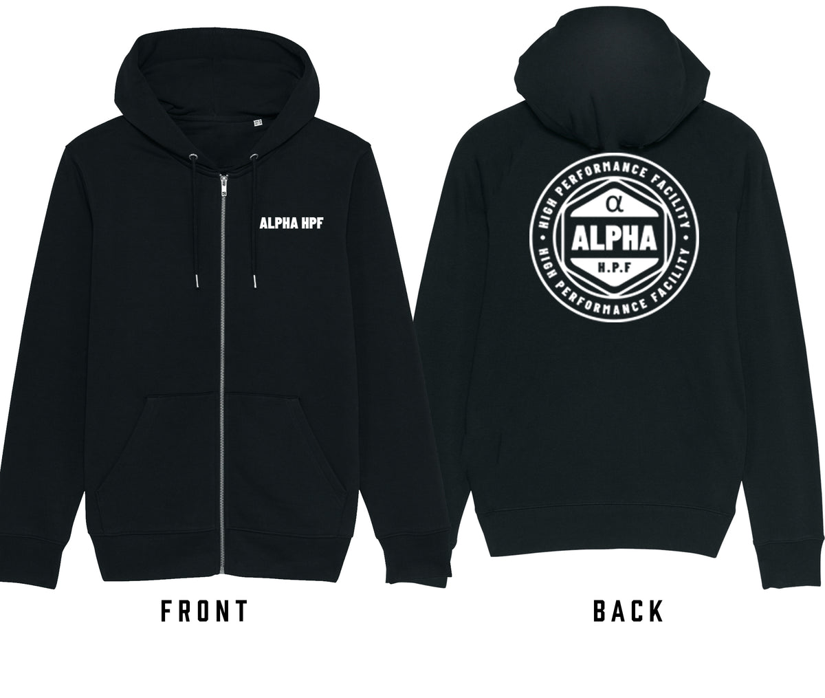 Men s Full Zip Hoodie Alpha HPF